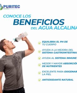 beneficios de beber agua alcalina