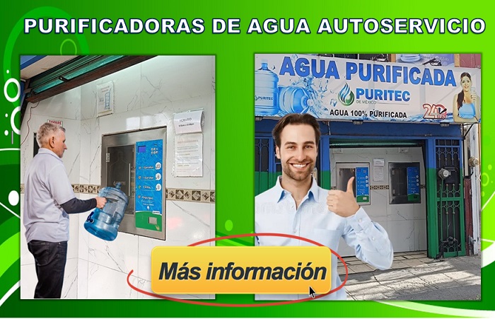 purificadoras de agua autoservicio