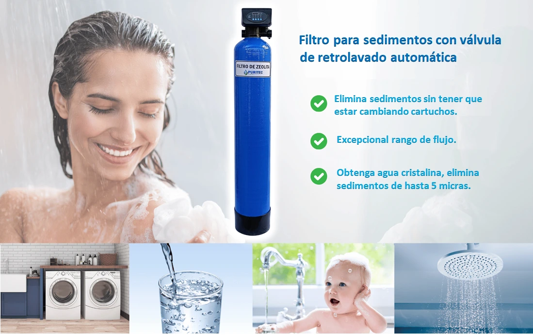 filtro de sedimento para agua turbia banner